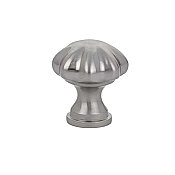 Melon Cabinet Knob - 1-1/4" Diameter - Satin Nickel