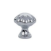 Melon Cabinet Knob - 1-1/4" Diameter - Polished Chrome