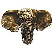 Goliath (Elephant), Antique Brass