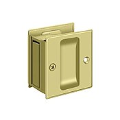 Solid Brass Pocket or Sliding Door Latch - Passage - Multiple Finishes