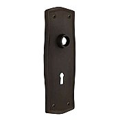 Prairie Solid Brass Door Plate