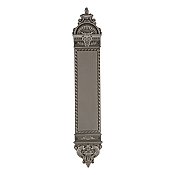 New Orleans Push Plate, 16-7/8" - Satin Nickel