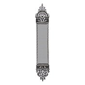 New Orleans Push Plate, 16-7/8" -  Bright Chrome