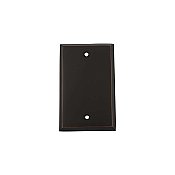 Solid Brass New York Switchplate - Timeless Bronze - Single Blank