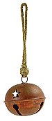 Large Bell Ornament - Rusty Finish