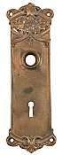 Antique Cast Bronze Door Plate in "Concord" Design by P. & F. Corbin Co. - Circa 1905