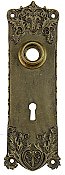 Antique Cast Bronze Door Plate in "Tivoli" Design by P. & F. Corbin Co. - Circa 1905