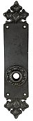Antique Cast Iron Door Plate in "Cremona" Design by Norwalk Lock Co. - Circa 1909