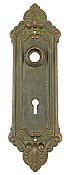 Antique Wrought Bronze "Dunkirk" Design Door Plate By Sargent & Co. - Circa 1901