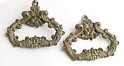 Antique Pair of Belgian Piano Handles