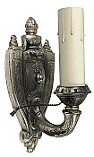 Antique Silverplate Colonial Revival Wall Sconce - Circa 1920