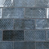 Camden Decor Azurro 4" x 8" Ceramic Subway Wall Tile - Sold Per Case of 50 - 11.90 Square Feet