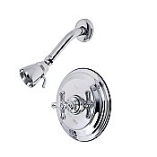 Kingston Brass KB3631AXSO Restoration Pressure Balanced Shower Faucet - Polished Chrome