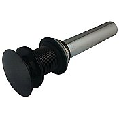 Kingston Brass EV7005 Push Pop-Up Bathroom Sink Drain without Overflow, 22 Gauge, Oil Rubbed Bronze