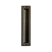 Solid Bronze Pocket Door Flush Pull 10"