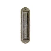 Solid Bronze Pocket Door Flush Pull 9"
