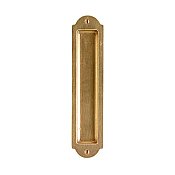 Solid Bronze Pocket Door Flush Pull 11"