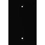 Satin Nickel Single Blank Stamped Switchplate