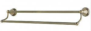 Heritage Collection 24" Double Towel Bar - Vintage Brass