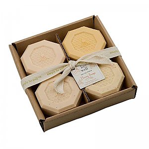 Simply Be Well Set of Four Honey Soaps
