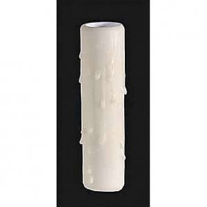Ivory Polybeeswax Candle Cover Candelabra - 4" High
