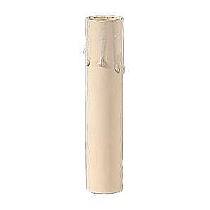 Ivory Paper Candle Cover Candelabra - 4" High