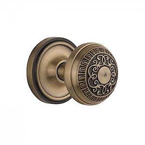 Complete Door Hardware Set - with Classic Rosette with Egg & Dart Knob