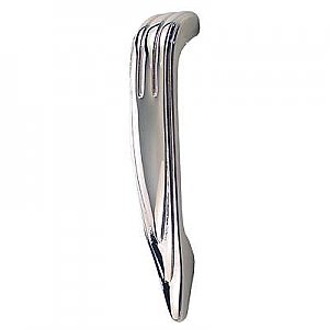 Tapered Art Deco Cabinet Pull, Polished Nickel