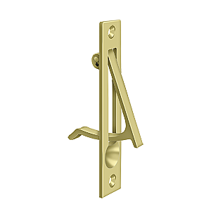 Solid Brass Pocket or Sliding Door Edge Pull - 4" - Multiple Finishes