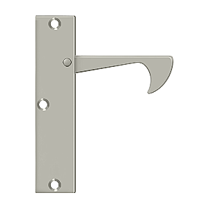 Solid Brass Pocket or Sliding Door Edge Pull -  4-1/4" - Multiple Finishes
