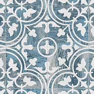 Cassis Arte Blue Day 9-3/4" x 9-3/4" Porcelain Tile - Per Case of 16 Tile - 10.88 Sq. Ft. Per Case