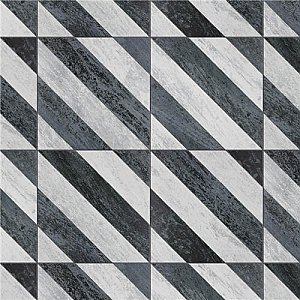 Cassis Sete Black 9-3/4" x 9-3/4" Porcelain Tile - Per Case of 16 - 11.11 Square Feet