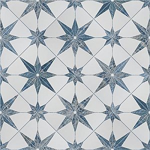 Cassis Stella Blue 9-3/4" x 9-3/4" Porcelain Tile - Per Case of 16 - 11.11 Square Feet