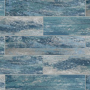 Cassis Blue 8-1/2" x 35-1/2" Porcelain Floor & Wall Tile - Per Case of 6 - 12.78 Sq. Ft.