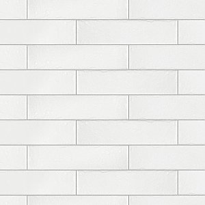 Brooklin Brick White 2-3/8" x 9-1/2" Porcelain Floor & Wall Tile - 34 Tiles Per Case - 5.78 Sq. Ft.