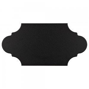 Textile Basic Provenzal Black 6-3/8" x 12-7/8" Porcelain Tile - Sold Per Case of 20 - 9.43 Square Feet