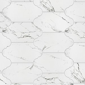 Timeless Calacatta Provenzal 6-1/4" x 12-3/4" Porcelain Tile - Per Case of 20 Pieces - 8.80 Sq. Ft.