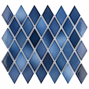 Hudson Kite Glacier 10-1/4" x 11-3/4" Porcelain Mosaic Tile - Sold Per Case of 10 - 8.60 Square Feet