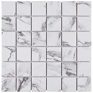 Katina Calacatta 11-5/8"x 11-5/8" Porcelain Tile - Per Case of 10 - 9.39 Square Feet