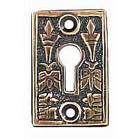 Butterfly Keyhole Cover, Antique Copper