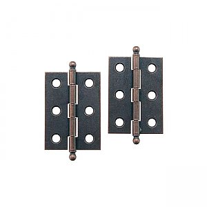 Steel Butt Hinges with Removable Pins, Small