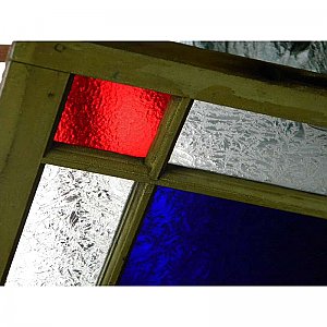 Antique Stained and Leaded Glass Window