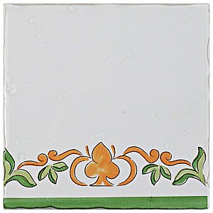 Novecento Tira Paterna 5-1/8" x 5-1/8" Ceramic Tile - Per Case of 30 - 5.87 Sq. Feet