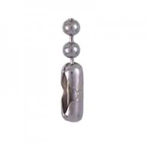 Brass Chain Connector for #6 Beaded Chain-Nickel Plated