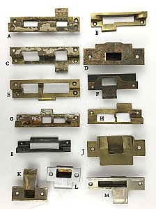 What Is A Rabbeted Strike Historic Houseparts, Inc. > Antique Lock Parts > Antique Mortise Lock ...
