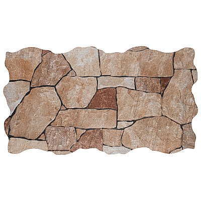 Andorra Ocre 10-3/8" x 18-3/4" Ceramic Wall Tile - 8 Tiles Per Case - 10.88 Sq. Ft.