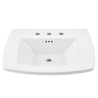 American Standard Edgemere® Fire Clay Sink Basin Top - 8" Widespread