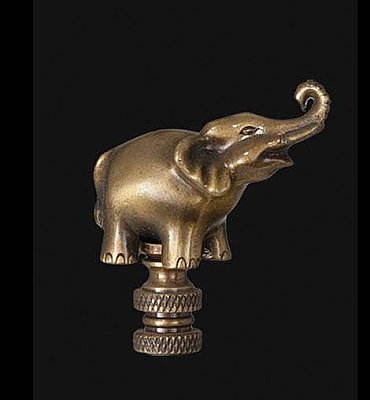 Elephant Lamp Finial