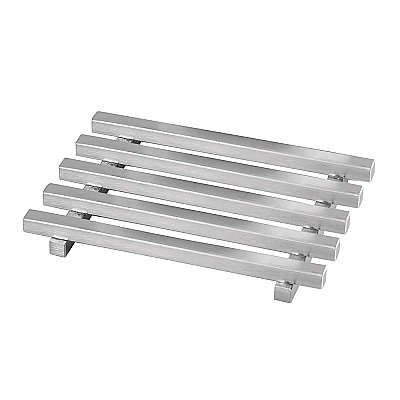 Kyoto Soap Saver – Self Draining Soap Holder for Shower or Sinks - Brushed Stainless Steel