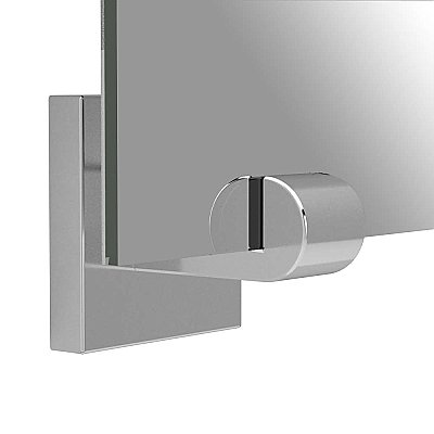 Elevate Solid Brass Minimalist Mirror - Chrome
